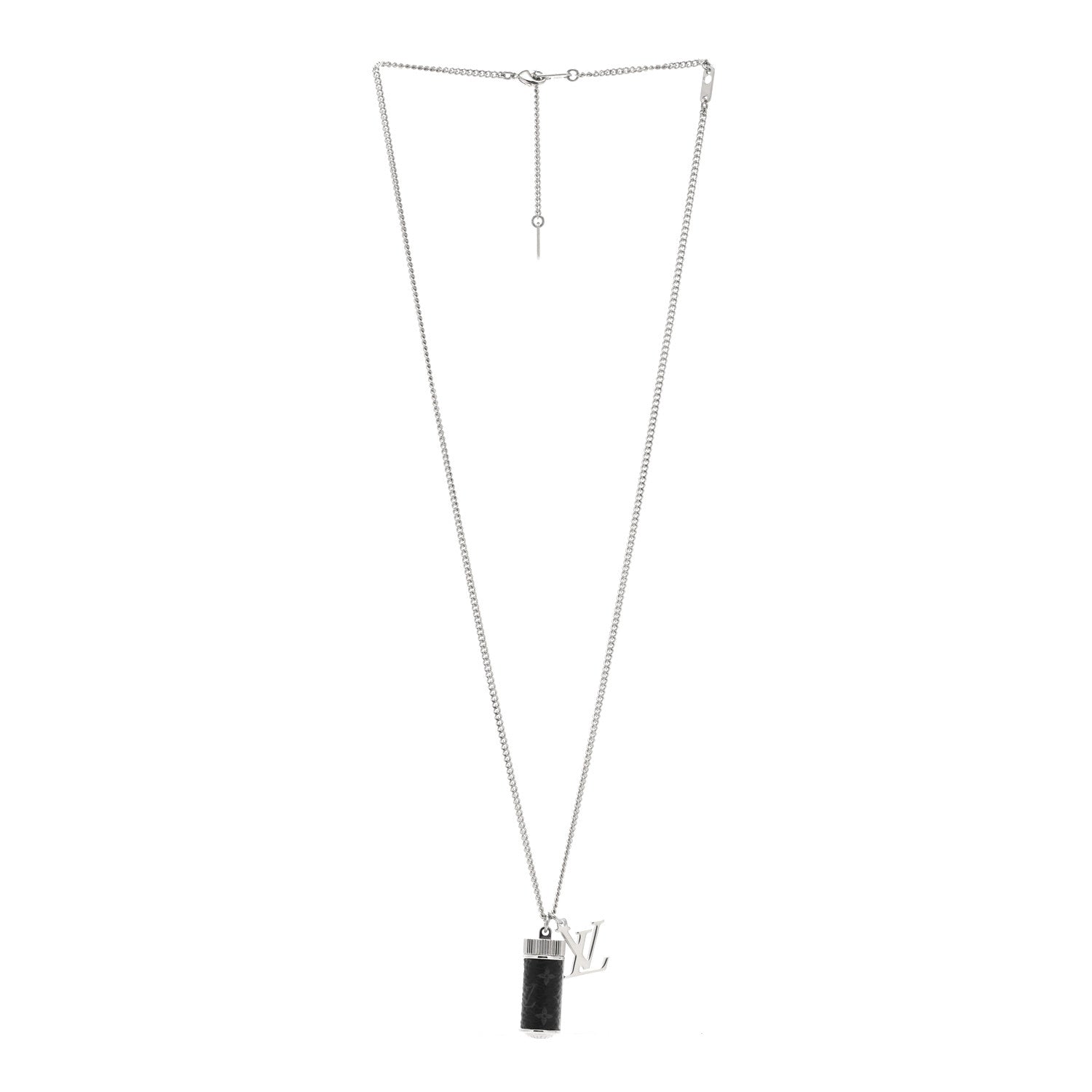 Louis Vuitton Monogram Eclipse Charms Necklace 3 of 4