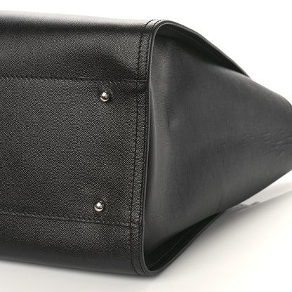 Chanel Caviar Medium Studded Deauville Tote Black 9 of 10