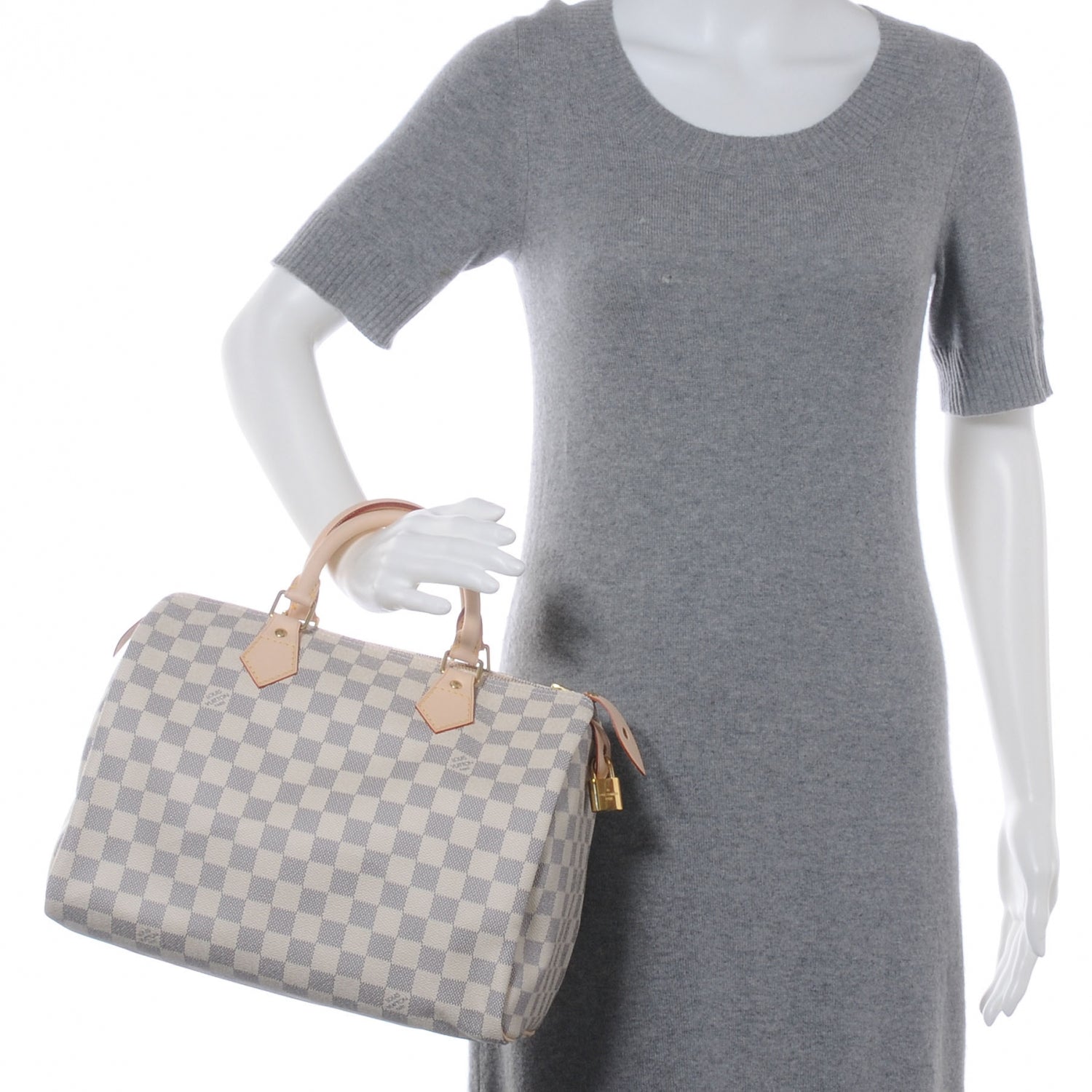 Louis Vuitton Damier Azur Speedy 30 2 of 7