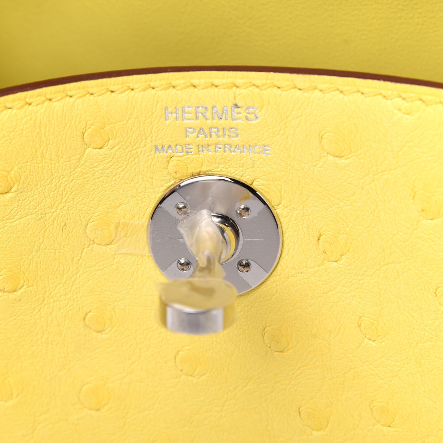 Ostrich Mini Lindy 20 Jaune Citron