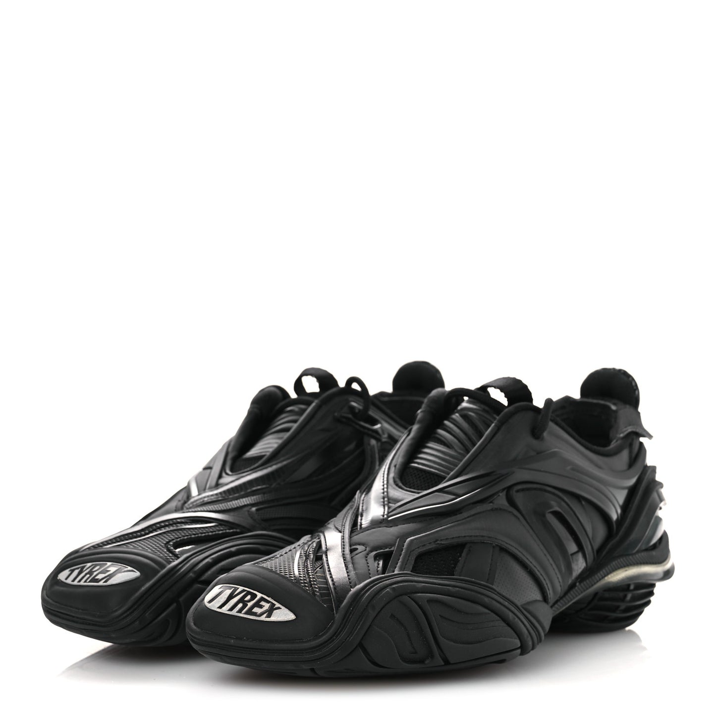 Rubber Mesh Womens Tyrex Sneakers 39 Black