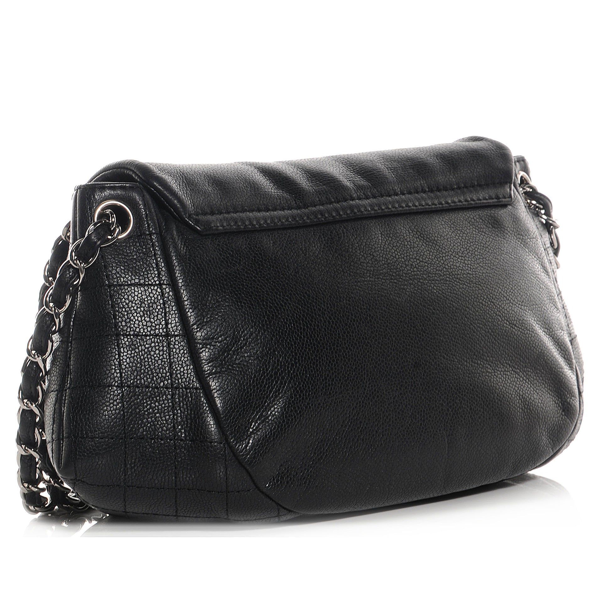 Chanel Caviar Half Moon Large Flap Black 3 of 7