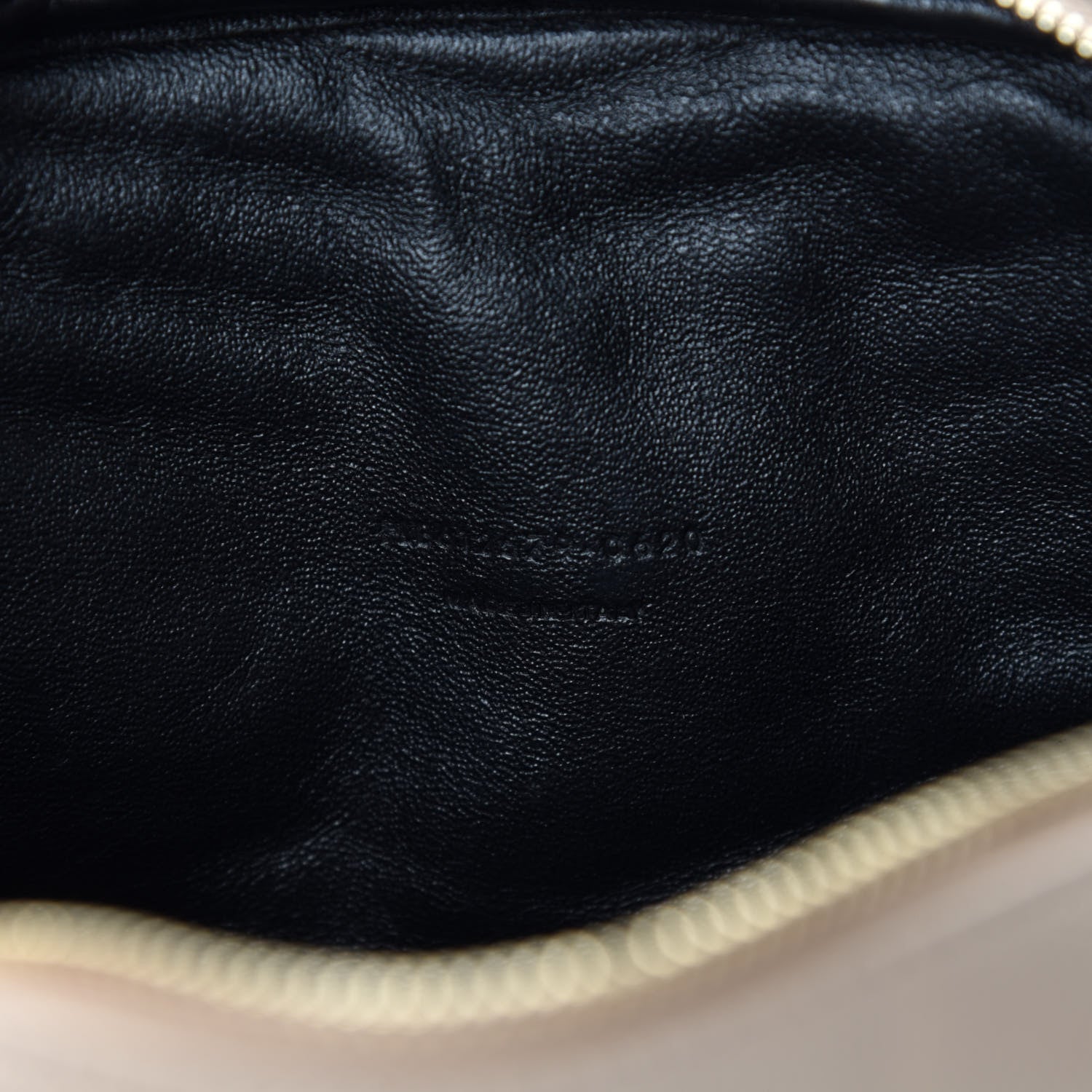 Saint Laurent Grain De Poudre Matelasse Monogram Mini Lou Camera Bag Dark Beige 10 of 12