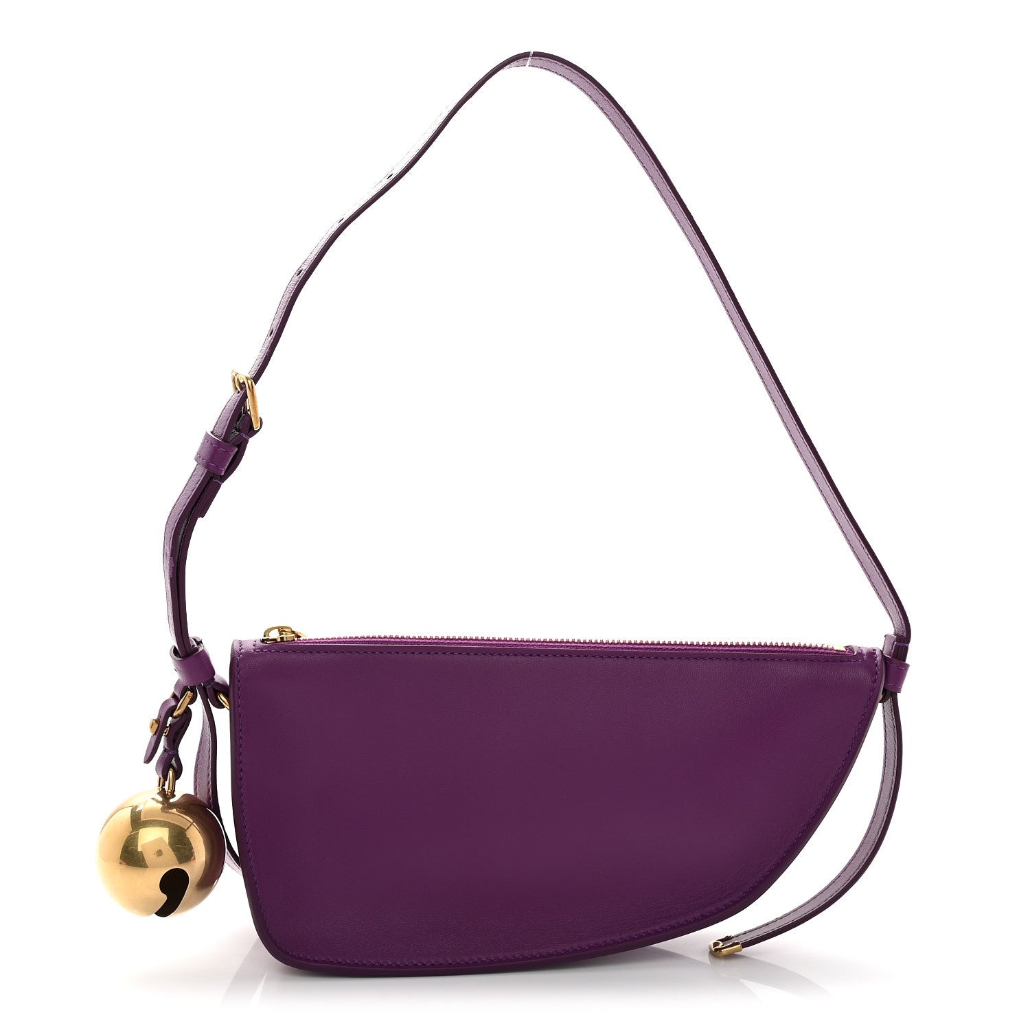 Burberry Calfskin Mini Shield Sling Bag Thistle 1 of 10