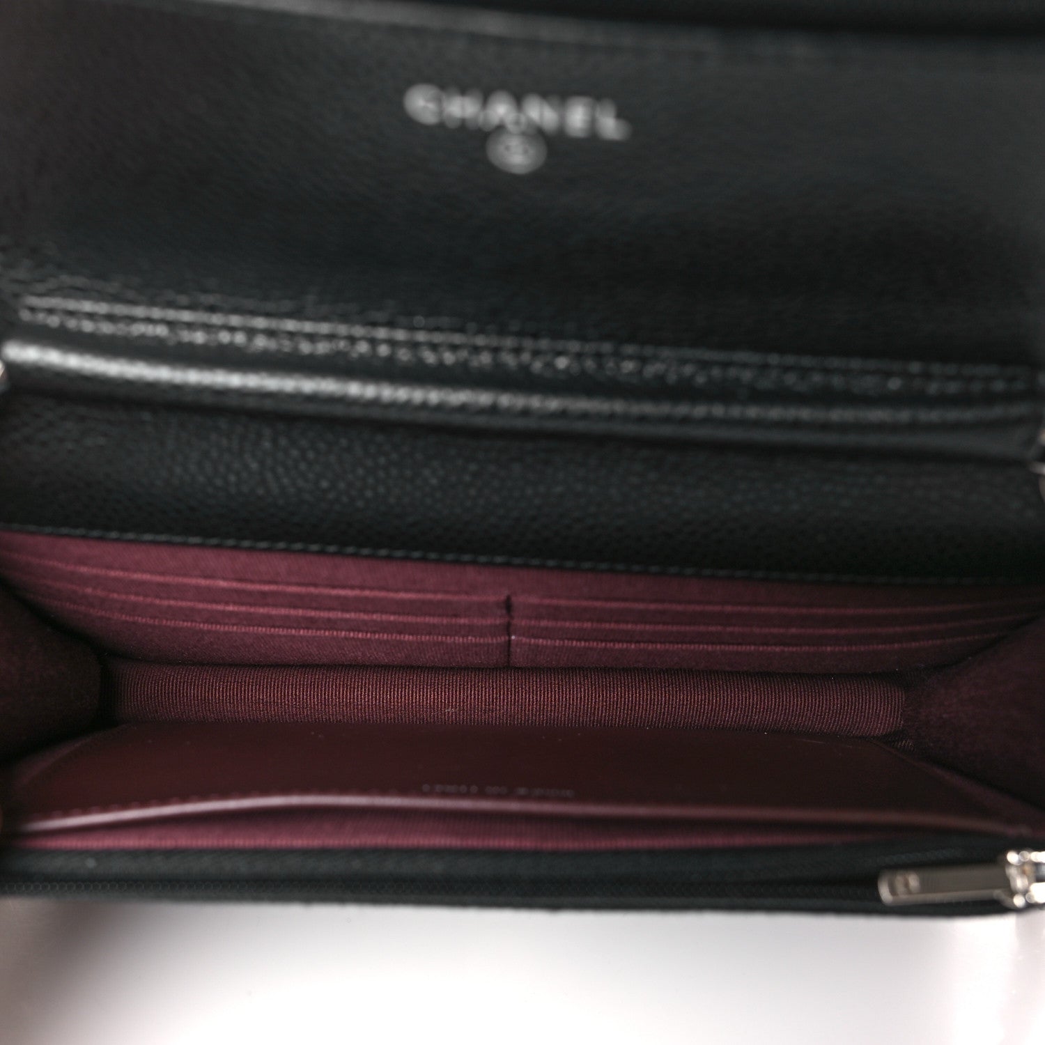 Chanel Caviar Quilted Wallet on Chain WOC Black 5 of 10