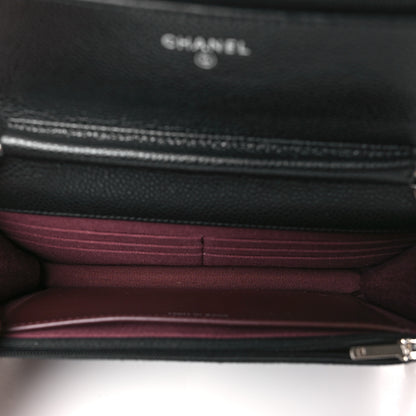Chanel Caviar Quilted Wallet on Chain WOC Black 5 of 10