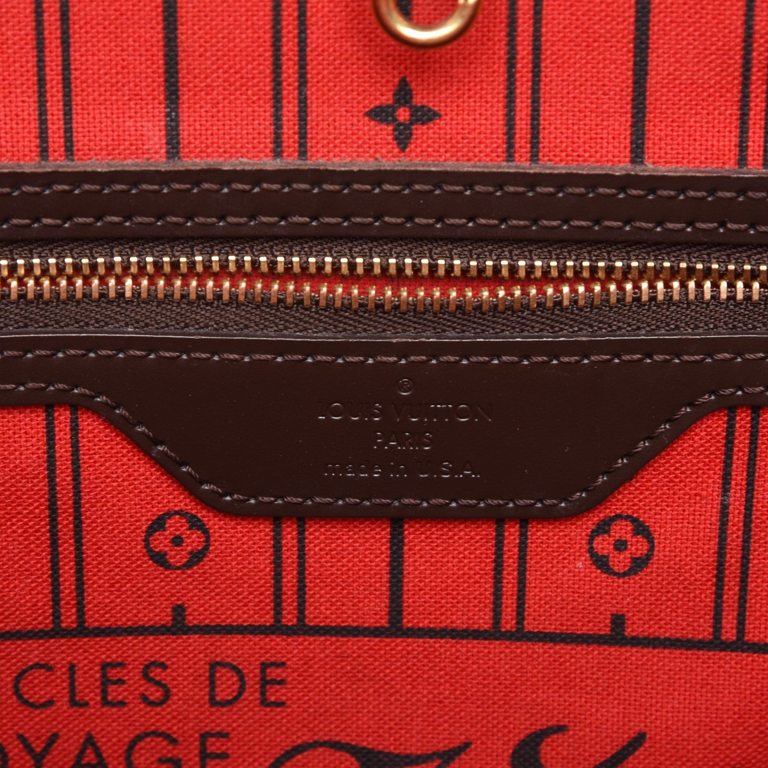 Louis Vuitton Damier Ebene Neverfull MM 7 of 11