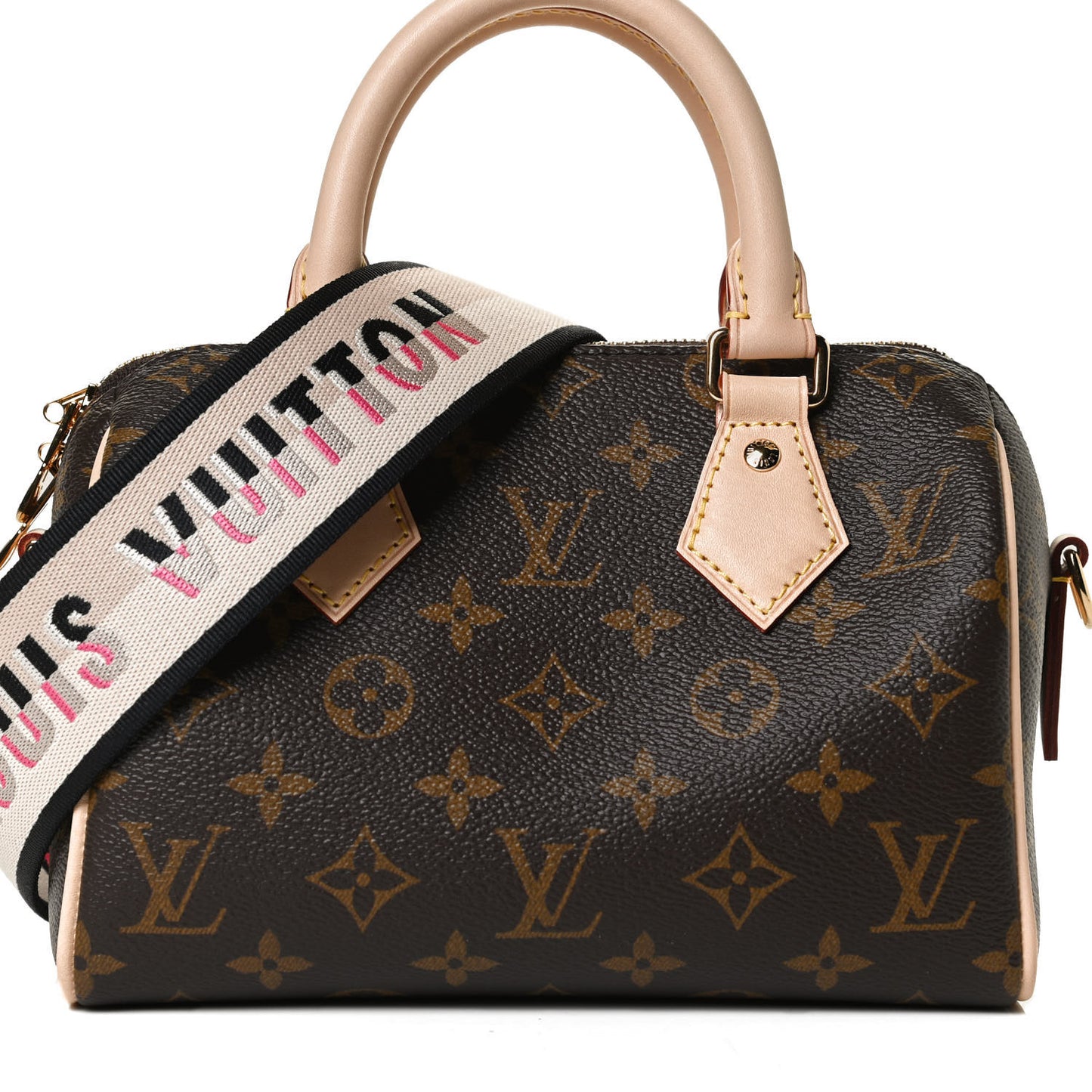 Monogram Speedy Bandouliere 20 Black
