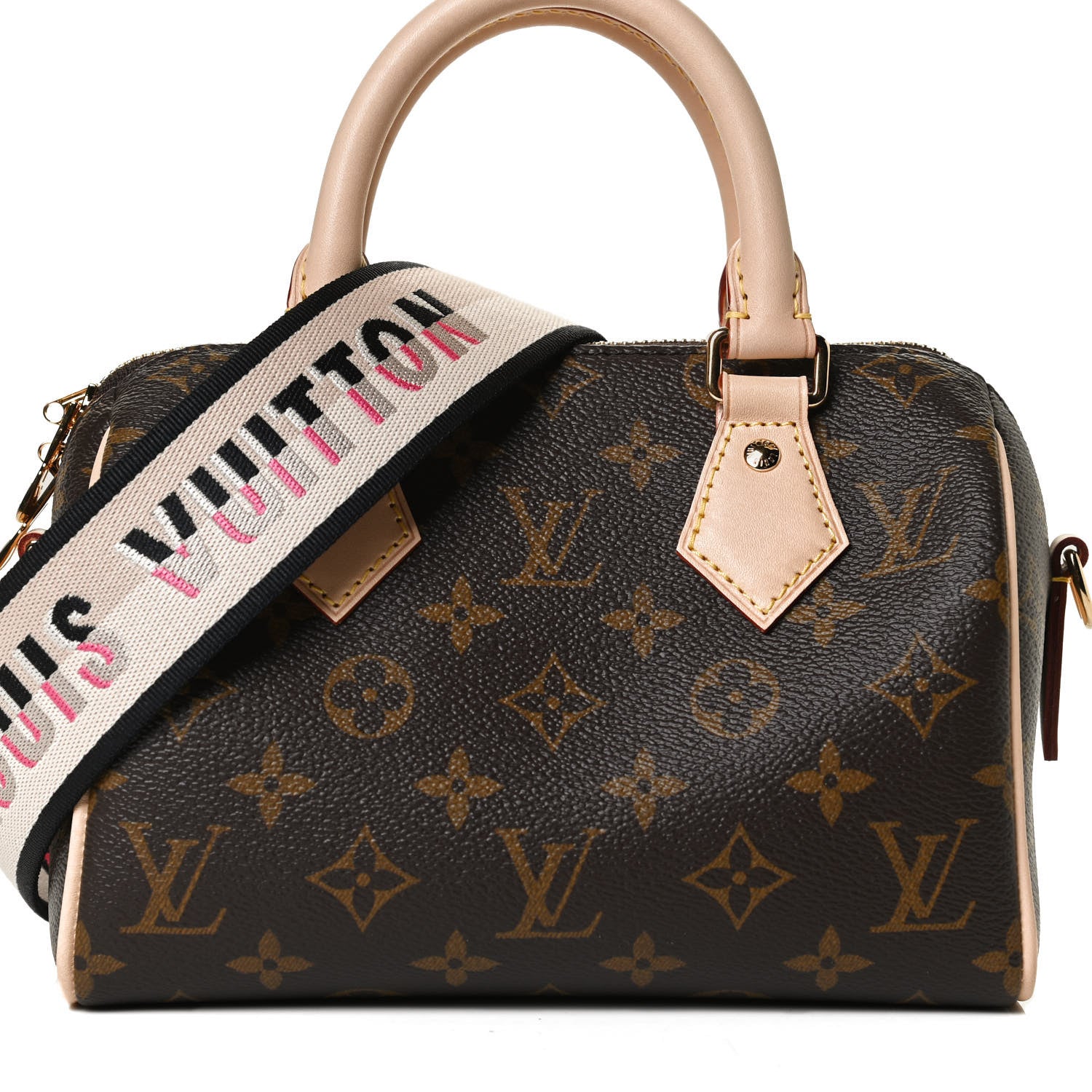 Louis Vuitton Monogram Speedy Bandouliere 20 Black 6 of 11