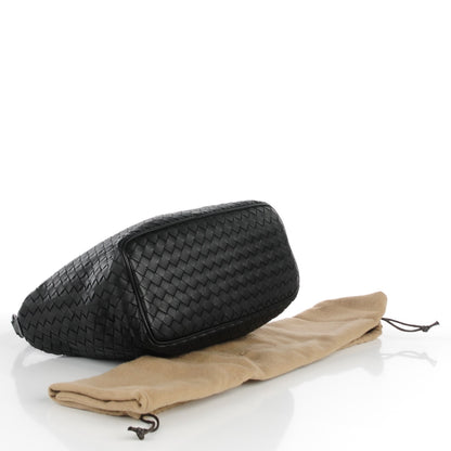 Bottega Veneta Nappa Intrecciato Small Shoulder Bag Nero Black 4 of 7