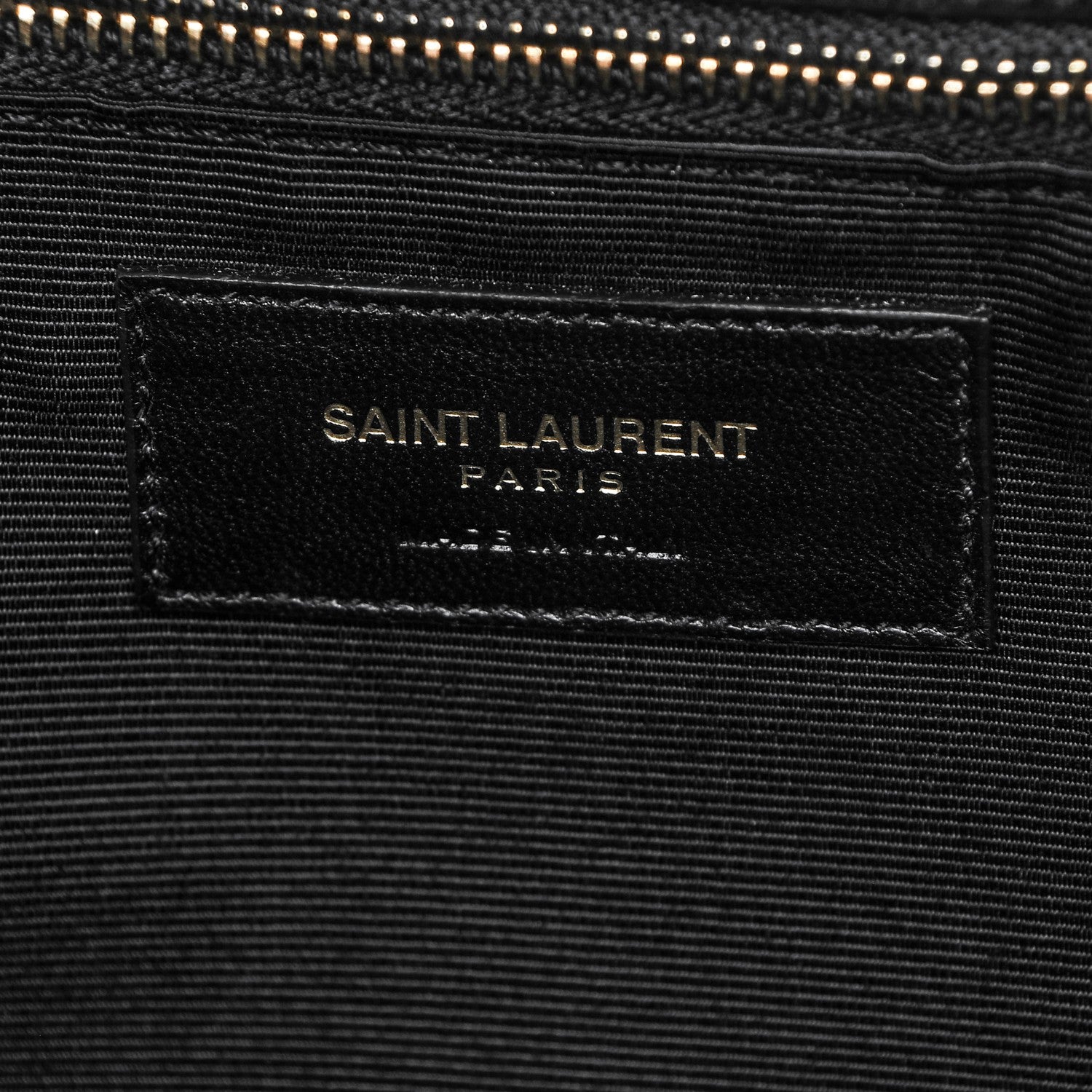 Saint Laurent Suede Monogram Cassandre Shopper Black 6 of 6