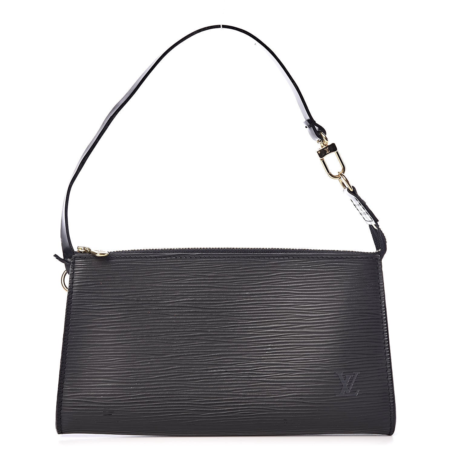 Louis Vuitton Epi Pochette Accessories 21 Black 1 of 9