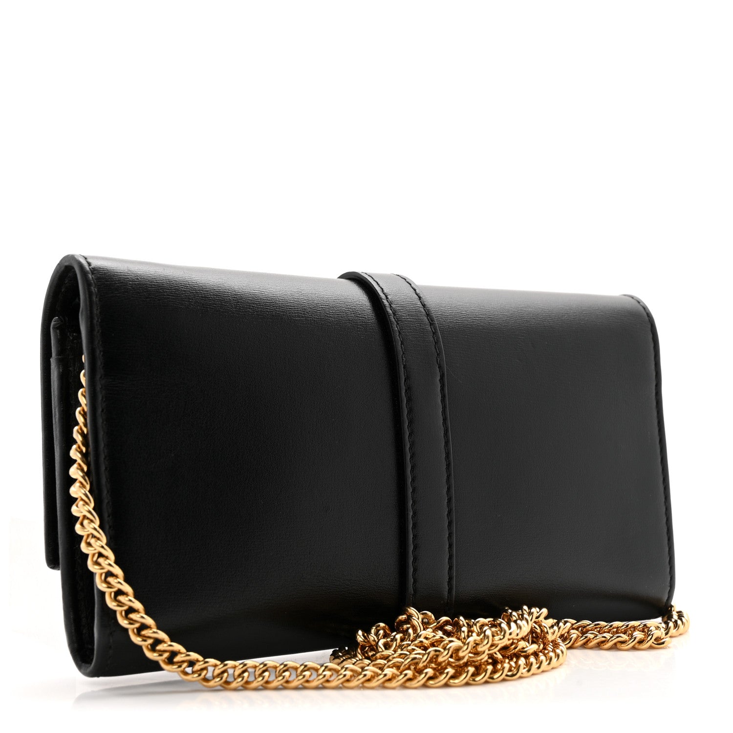 Gucci Calfskin Jackie 1961 Chain Wallet Black 3 of 13