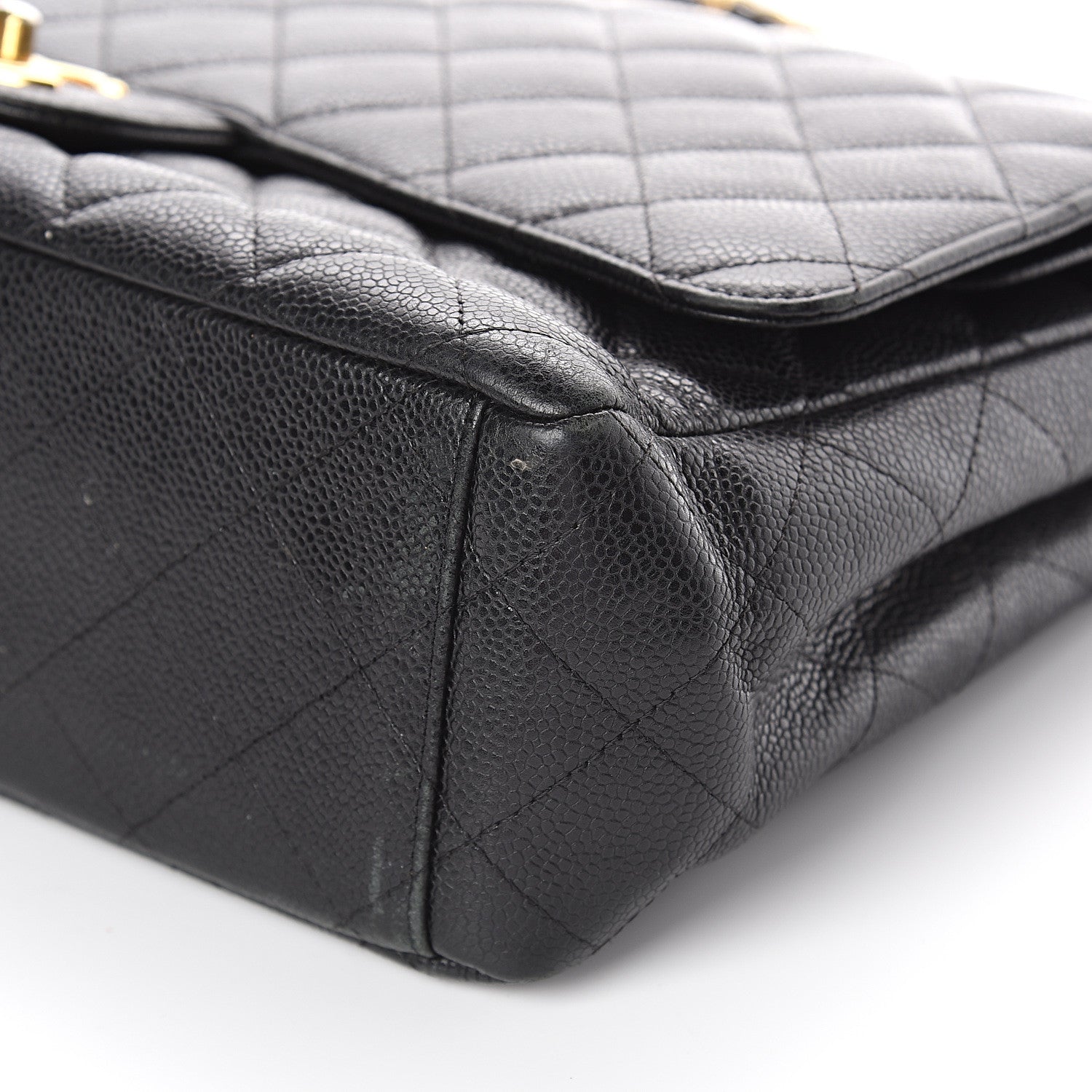 Chanel Caviar Quilted Maxi Double Flap Black 10 of 10