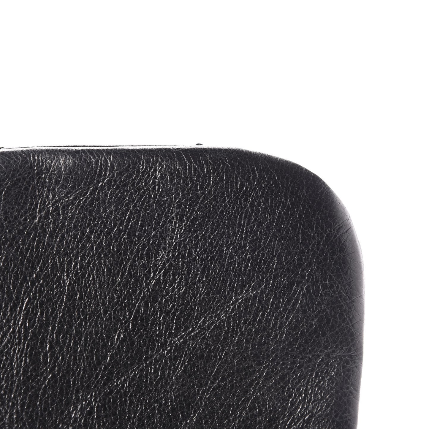 Glazed Calfskin XL On The Road Flap Black