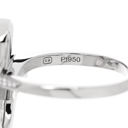 Harry Winston Platinum Diamond Lily Cluster Ring 53 6.25 5 of 7