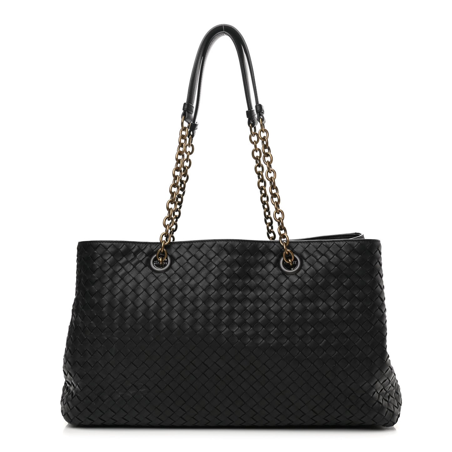 Nappa Intrecciato Large Tote Black