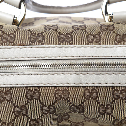 Gucci Monogram Equestrian Horseshoe Bowler White 14 of 19