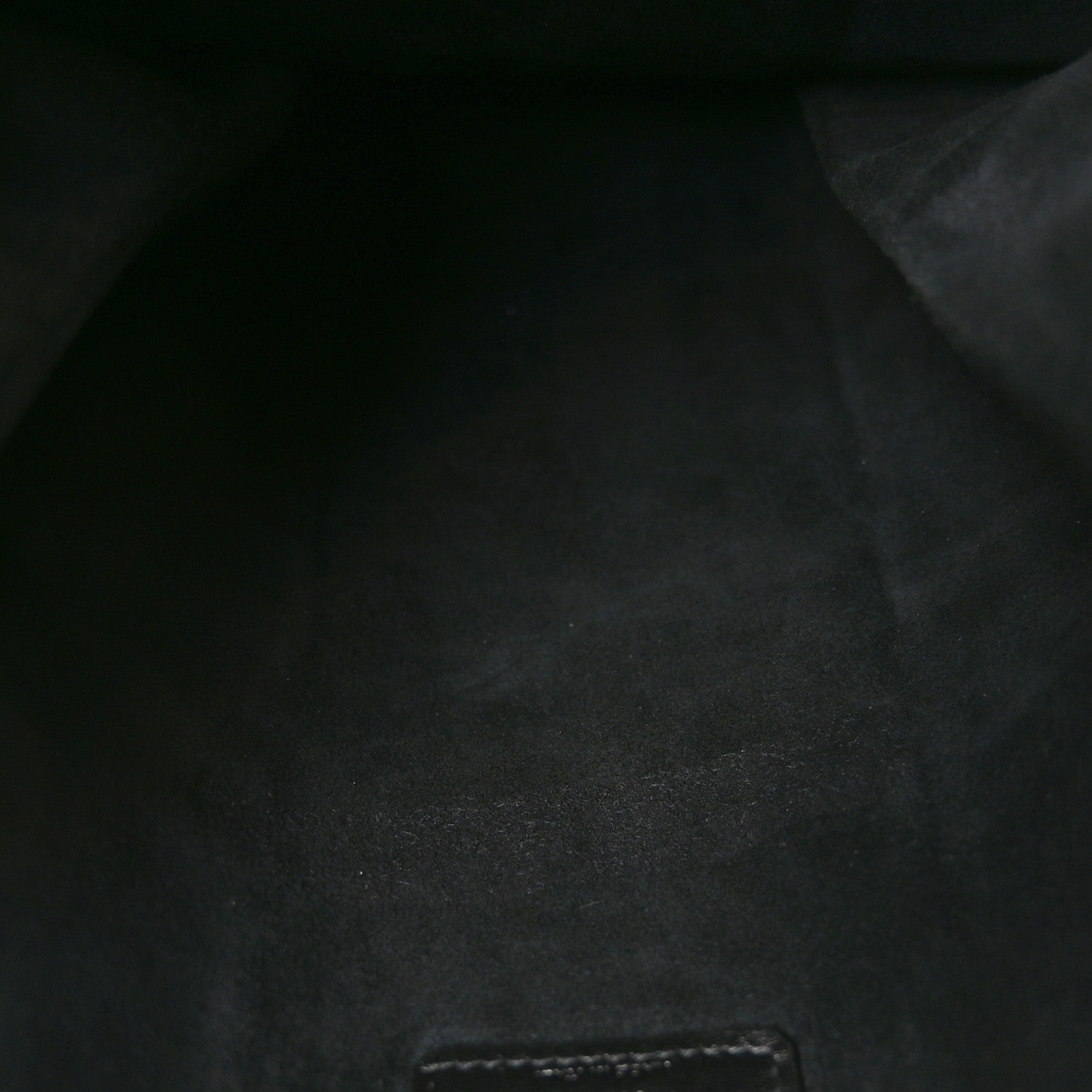 Saint Laurent Calfskin Monogram Deli Paper Bag Vintage Black 5 of 10