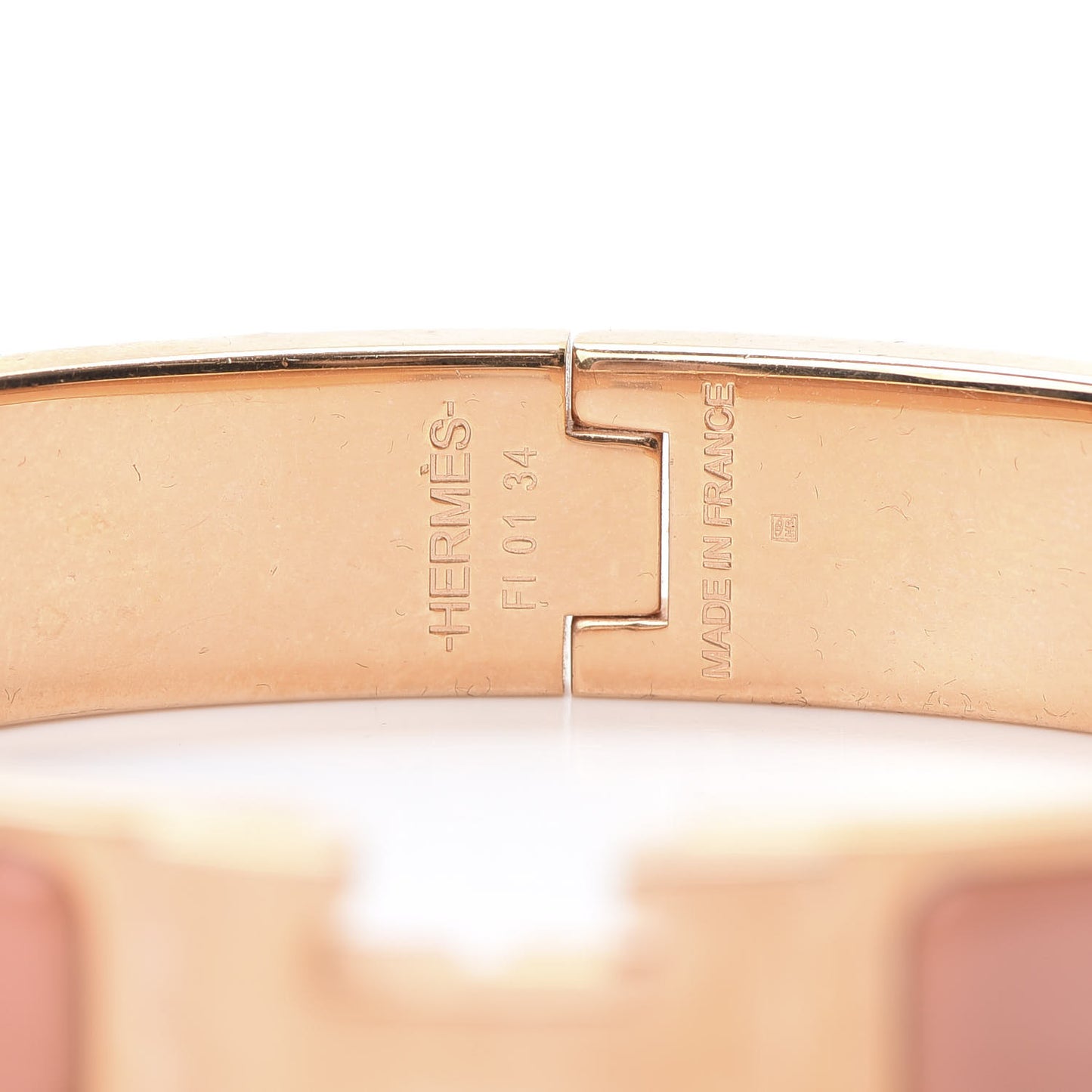 Enamel Narrow Clic Clac H Bracelet PM Makeup