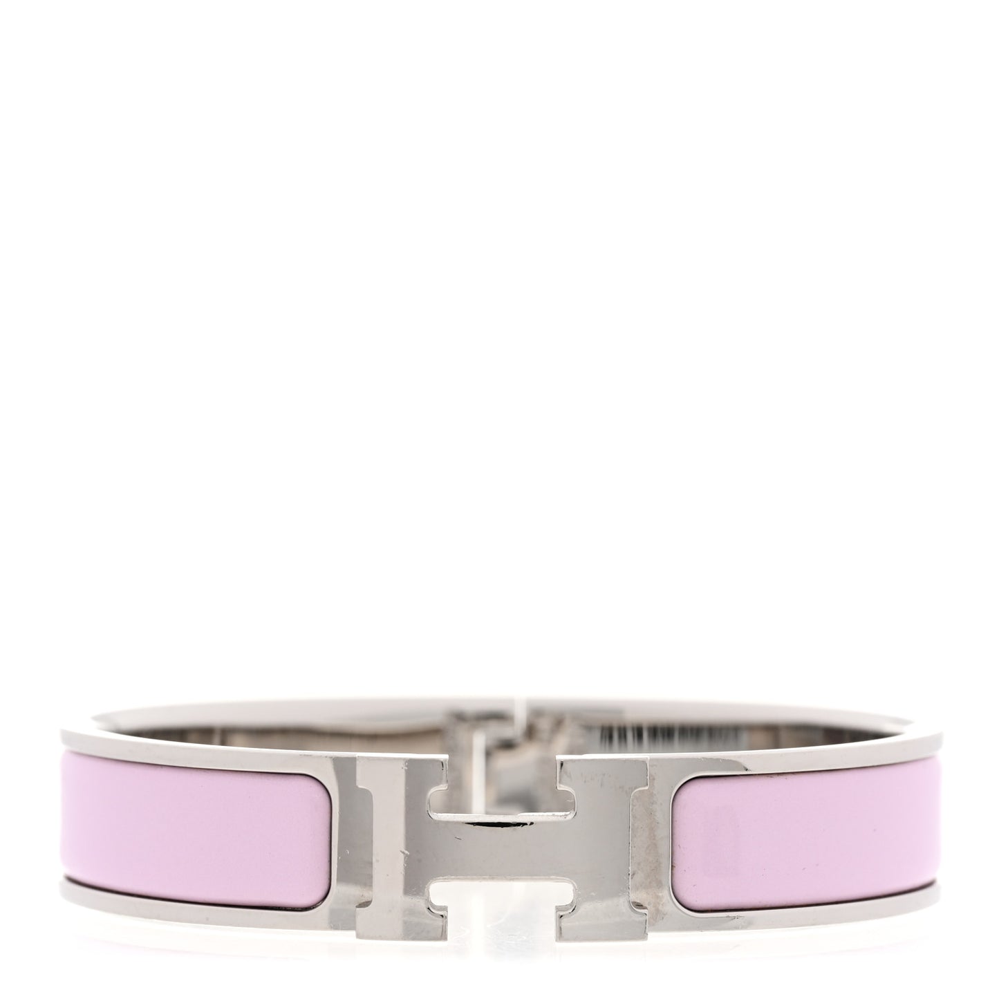 Enamel Narrow Clic Clac H Bracelet PM Rose Dragee