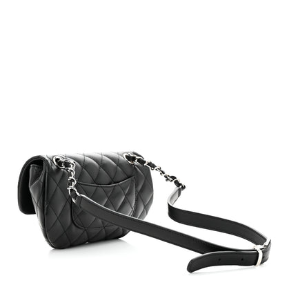 Chanel Calfskin Quilted CC Uniform Flap Belt Bag Black 3 of 11