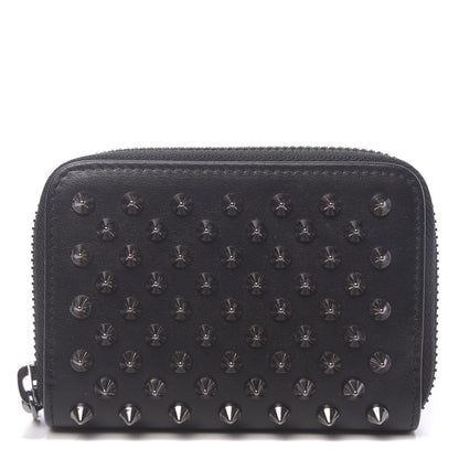 Christian Louboutin Calfksin Spiked Panettone Coin Purse Black 1 of 7