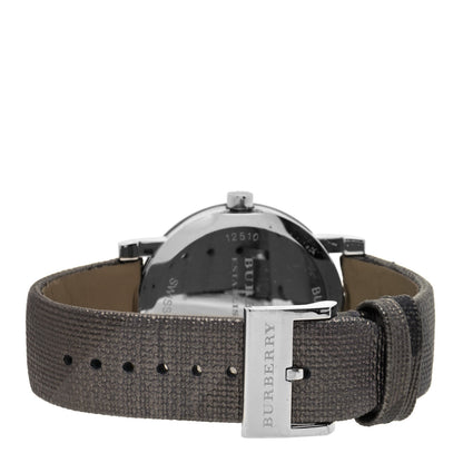 Burberry Stainless Steel Calfskin 38mm Heritage Nova Check Quartz Watch BU1869 3 of 6