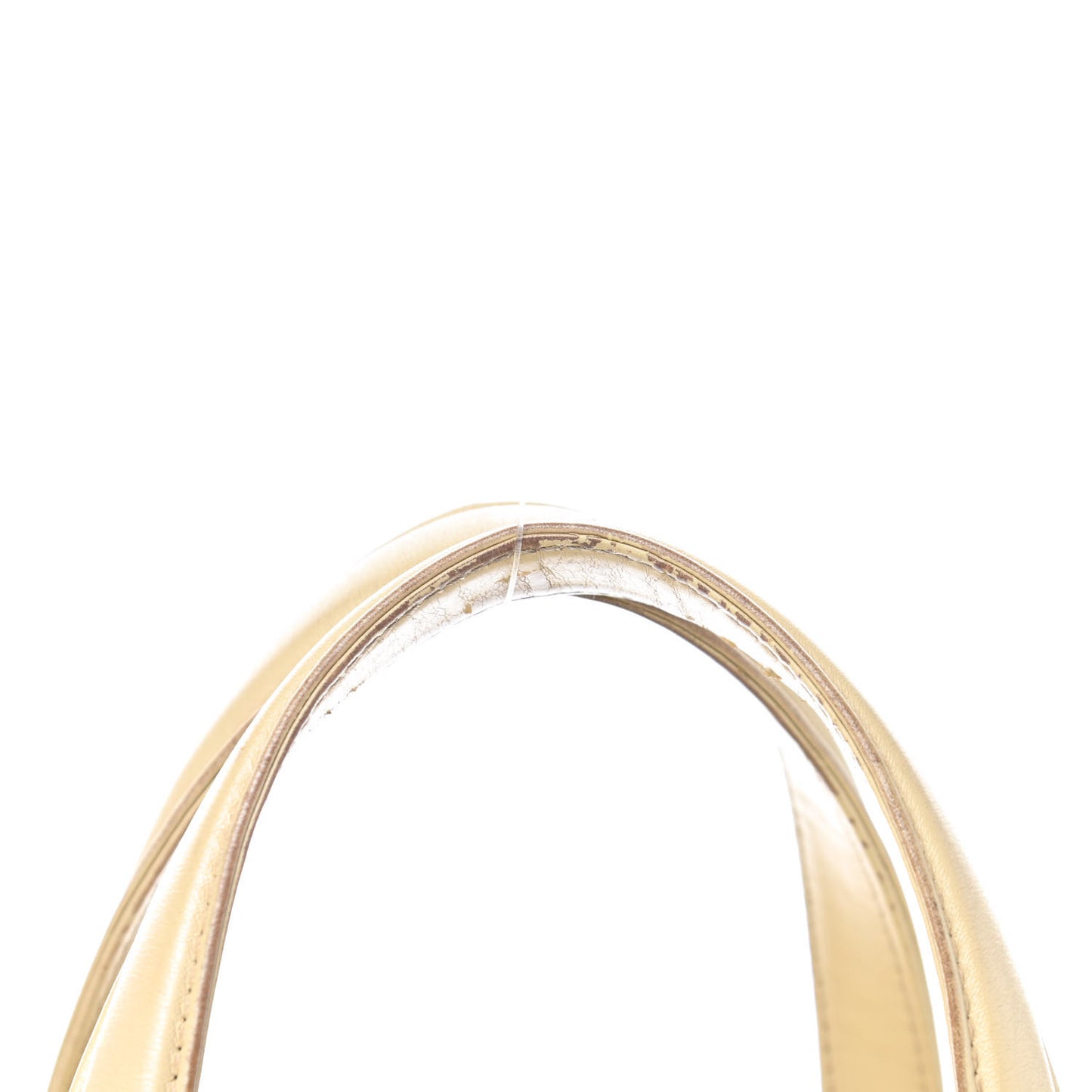 Calfskin Square Stitched Tote Beige