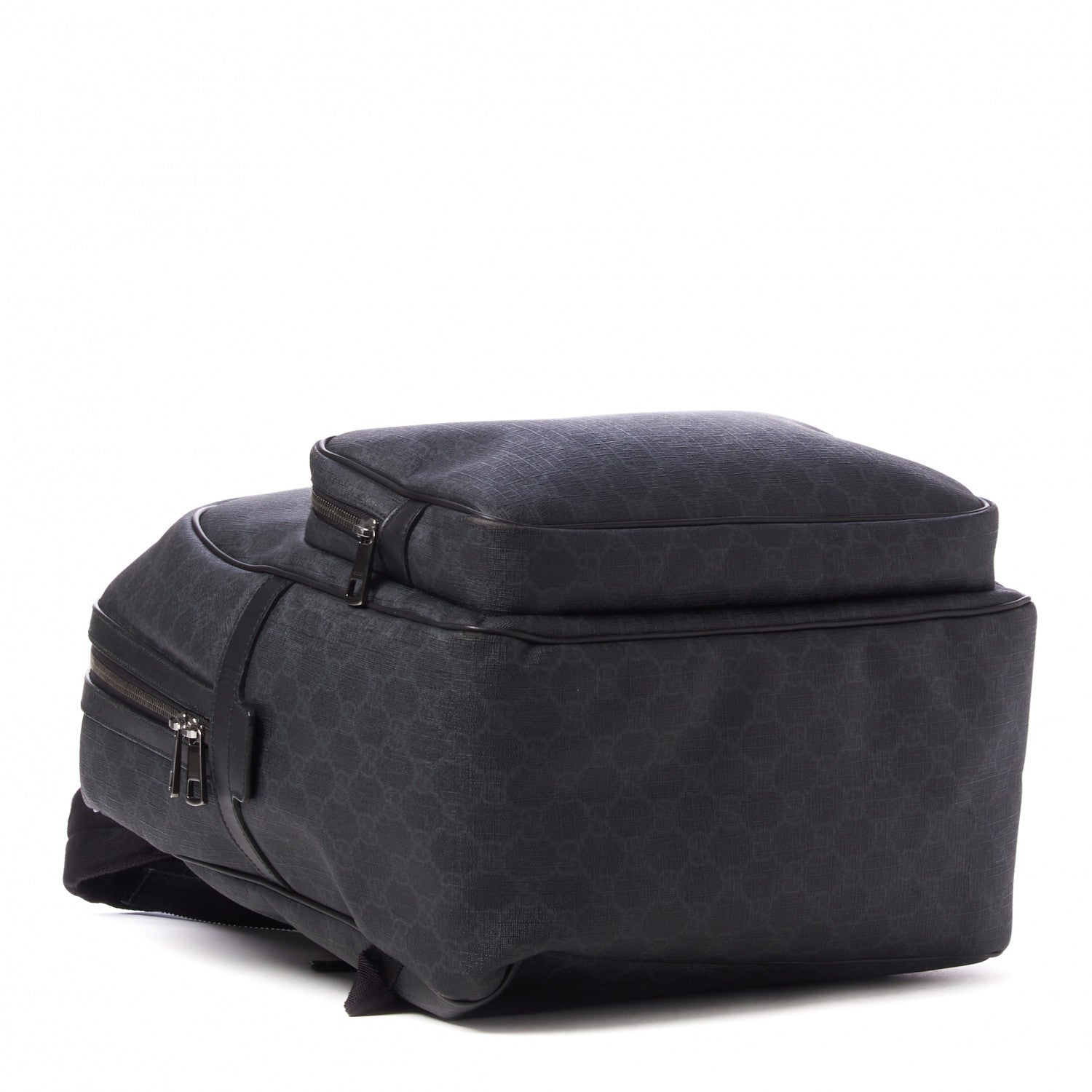Gucci GG Supreme Monogram Medium Day Backpack Grey Black 3 of 8