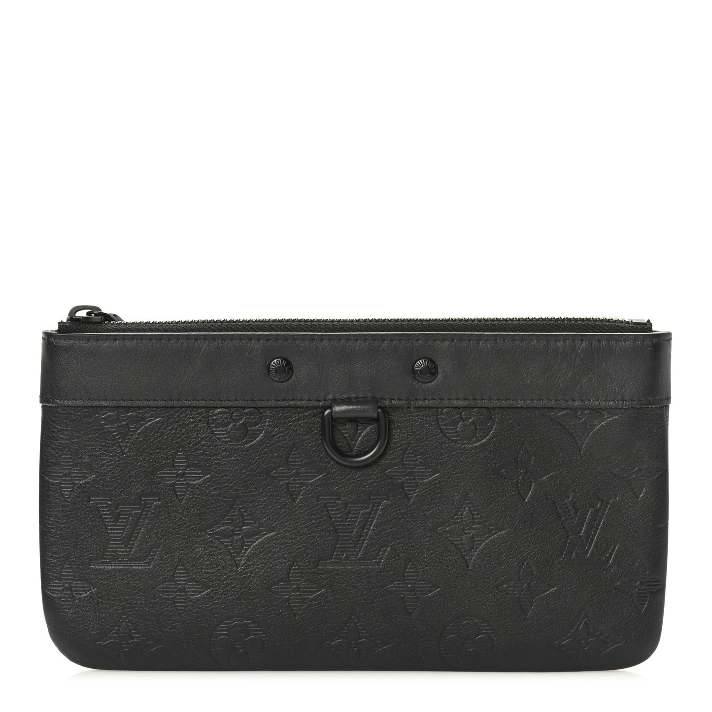 Calfskin Monogram Shadow Discovery Pochette PM Black