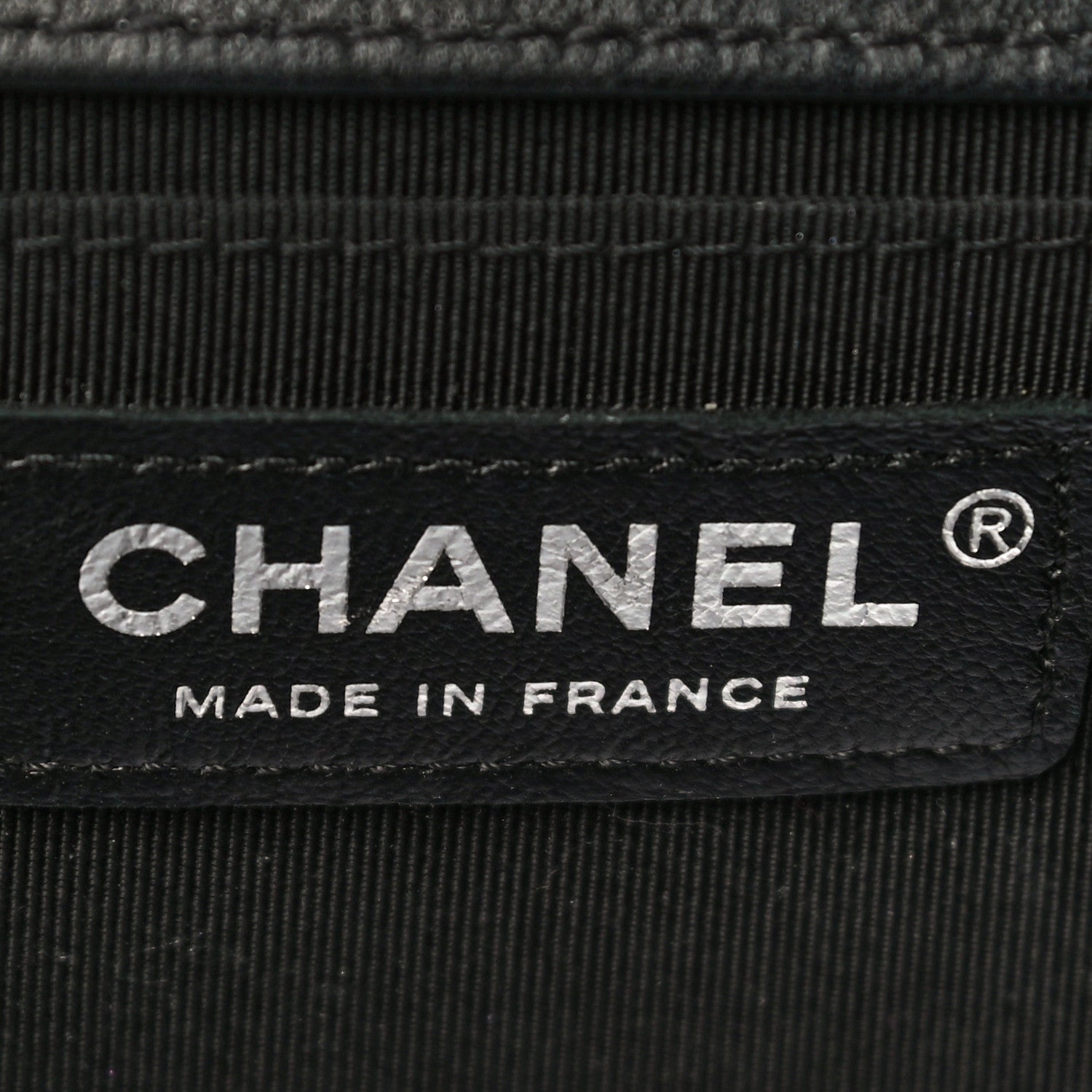 Chanel Lambskin Iridescent PVC Chevron Quilted Medium Boy Flap Black Silver 6 of 12