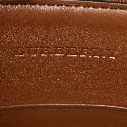 Burberry House Check Derby Peyton Crossbody Clutch Bag Tan 6 of 10