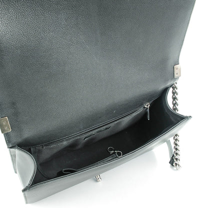 Chanel Calfskin Quilted Large Boy Flap Black 6 of 8