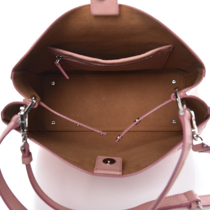 MCM Calfskin Ottomar Monogram Medium Sarah Hobo Pink Blush 5 of 11