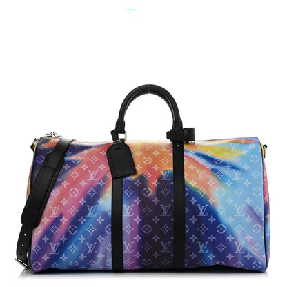 Louis Vuitton Monogram Sunset Keepall Bandouliere 50 Multicolor 1 of 9
