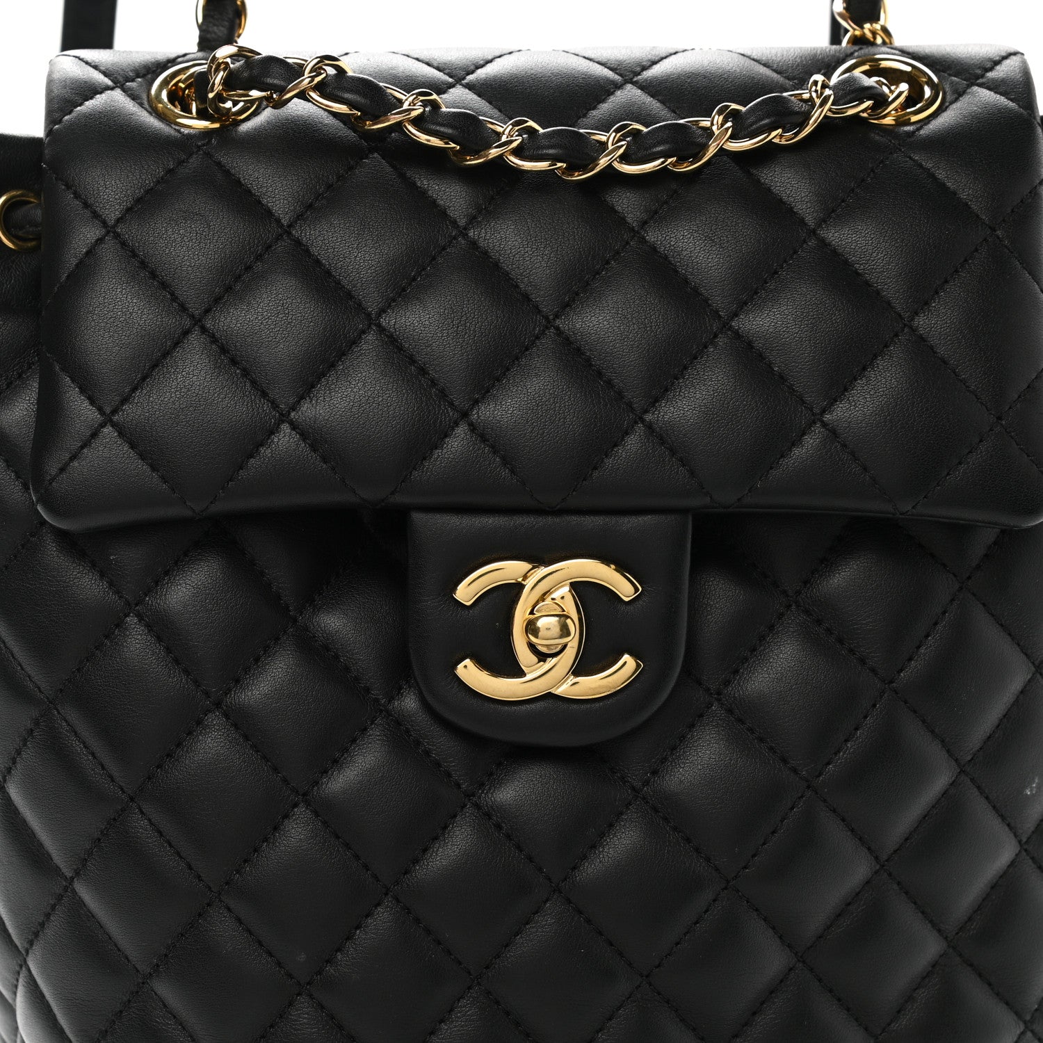 Chanel Lambskin Quilted Small Urban Spirit Backpack Black 8 of 11