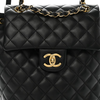 Chanel Lambskin Quilted Small Urban Spirit Backpack Black 8 of 11