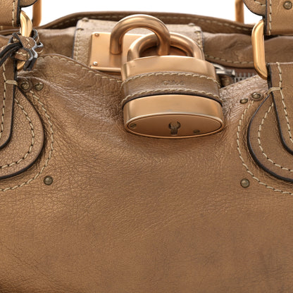 Chloe Metallic Calfskin Medium Paddington Satchel Gold 8 of 16