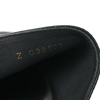 Chanel Calfskin CC Espadrille Mules 40 Black 9 of 10