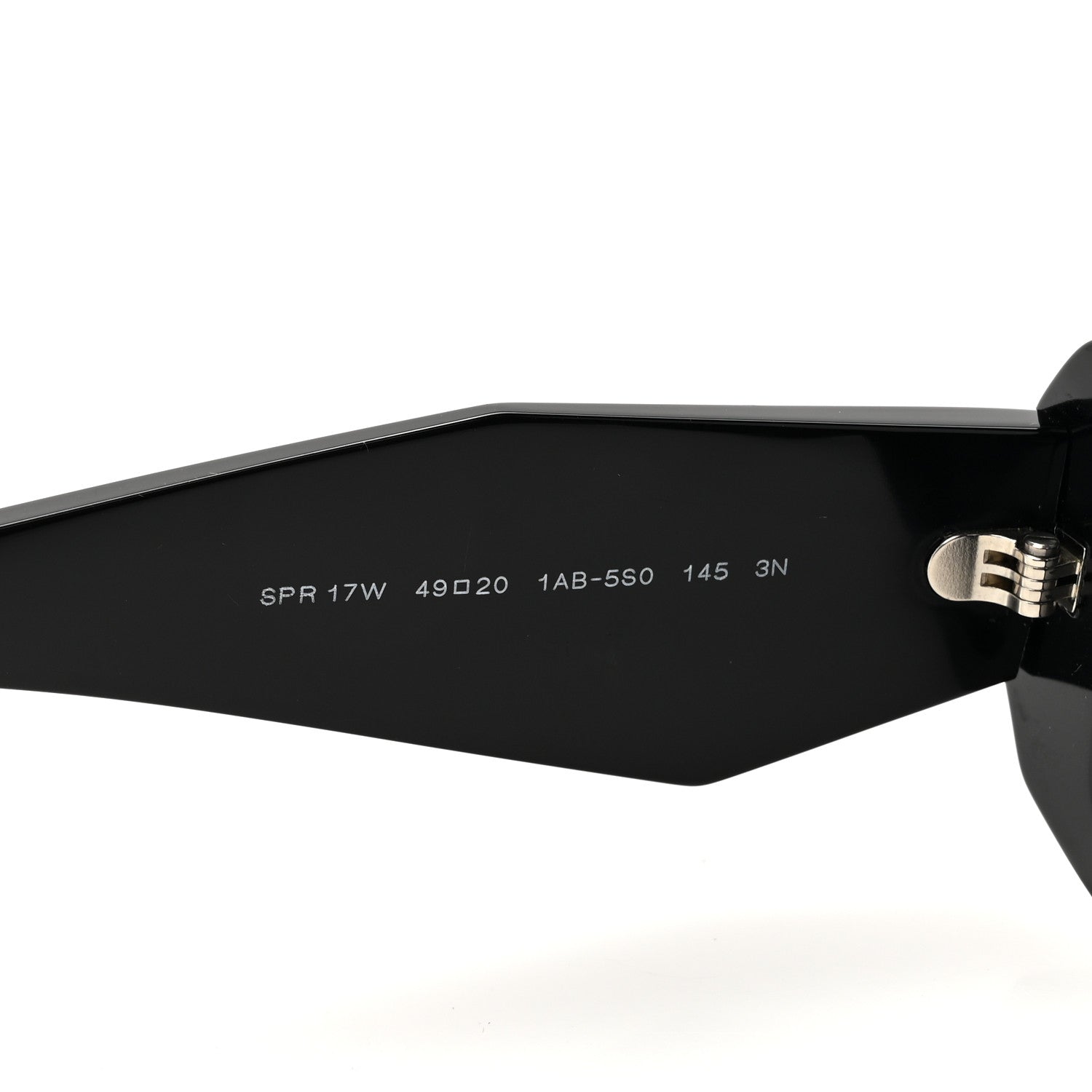 Prada Acetate Symbole Sunglasses SPR 17W Black 5 of 8