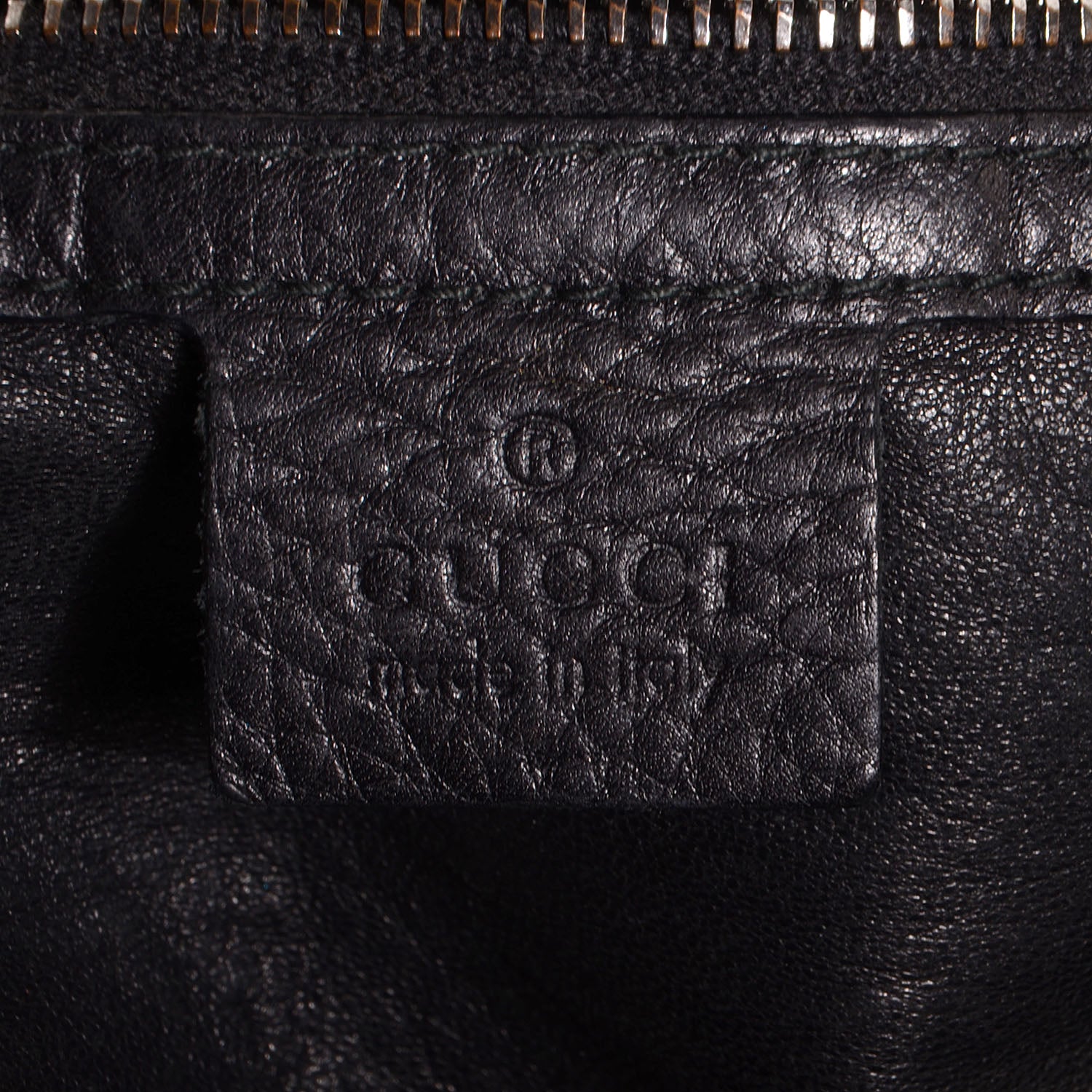 Gucci Leather Icon Bit Medium Shoulder Bag Black 7 of 8