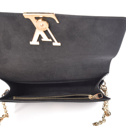 Louis Vuitton Calfskin Chain Louise GM NM Black 7 of 9