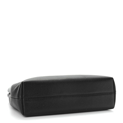 Versace Calfskin Vitello Virtus Hobo Black 3 of 7