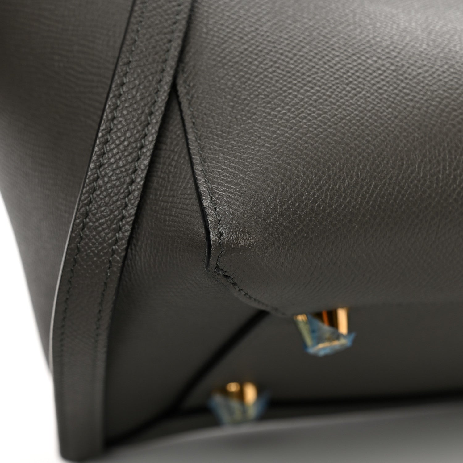 Celine Grained Calfskin Mini Belt Bag Grey 10 of 10