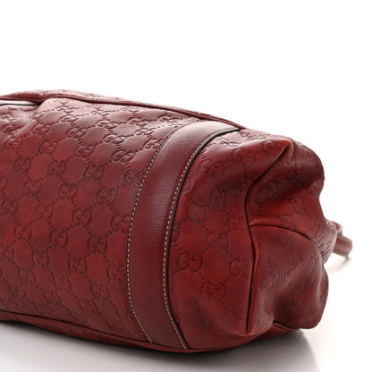 Gucci Guccissima Shoulder Bag Red 10 of 12