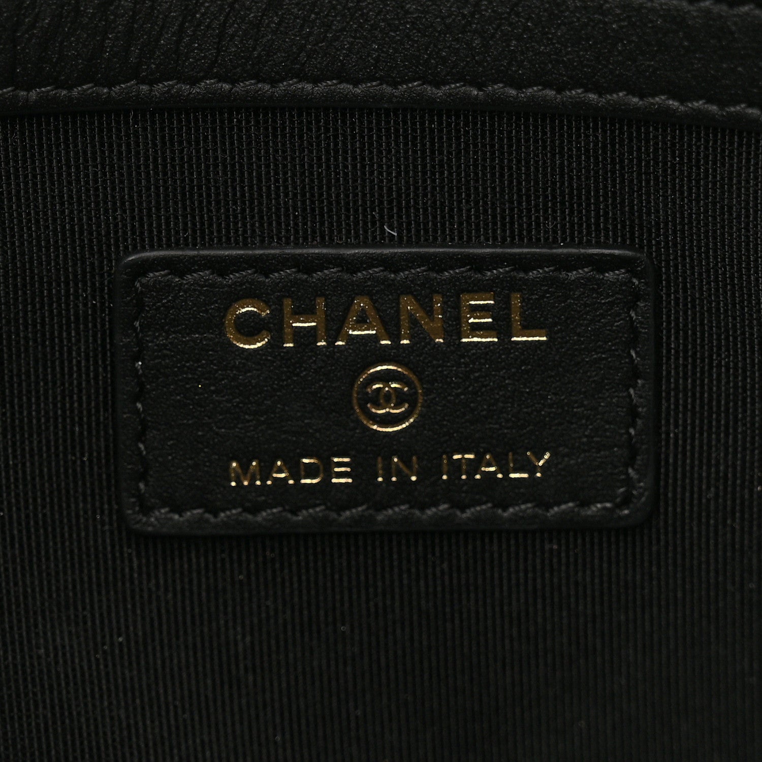 Chanel Caviar Quilted Medium Boy Cosmetic Case Black 6 of 8
