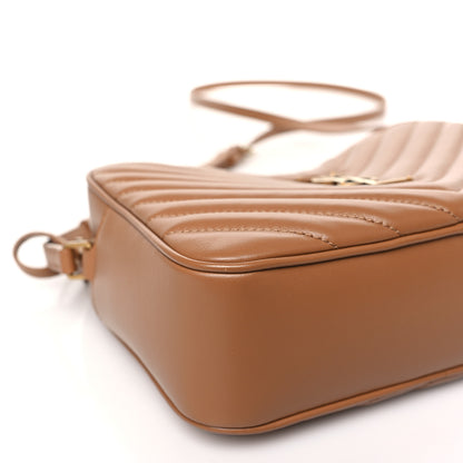 Saint Laurent Calfskin Matelasse Monogram Lou Camera Bag Cinnamon 8 of 10