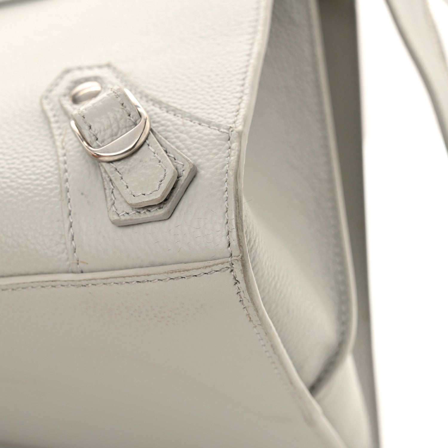 Balenciaga Grained Calfskin Silver Hardware Neo Classic City Light Grey 12 of 13