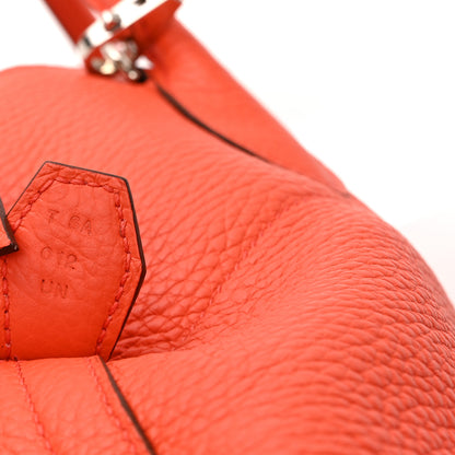 Hermes Taurillon Clemence Bolide 31 Orange Poppy 7 of 10